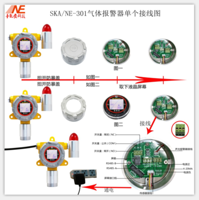 SKA-NE301-VOC-固定遥控式有机挥发物VOC浓度检测报警器SKA-NE301-VOC-深圳市圣凯安科技